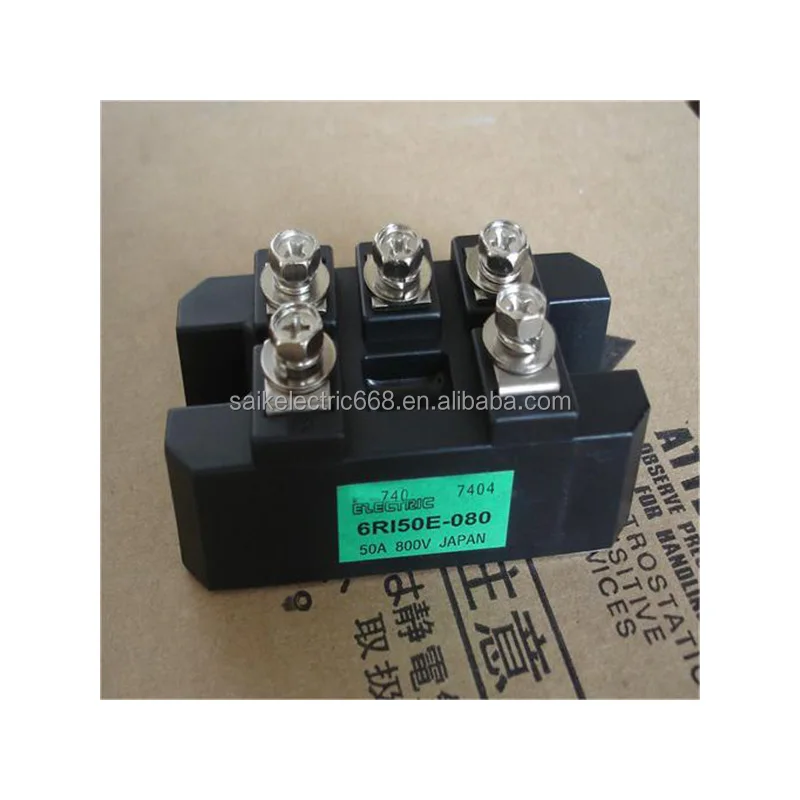 Electric Equipment Phase Diode Bridge Rectifier Thyristor Scr Half Controlled Rectifier Bridge 6RI75P-160