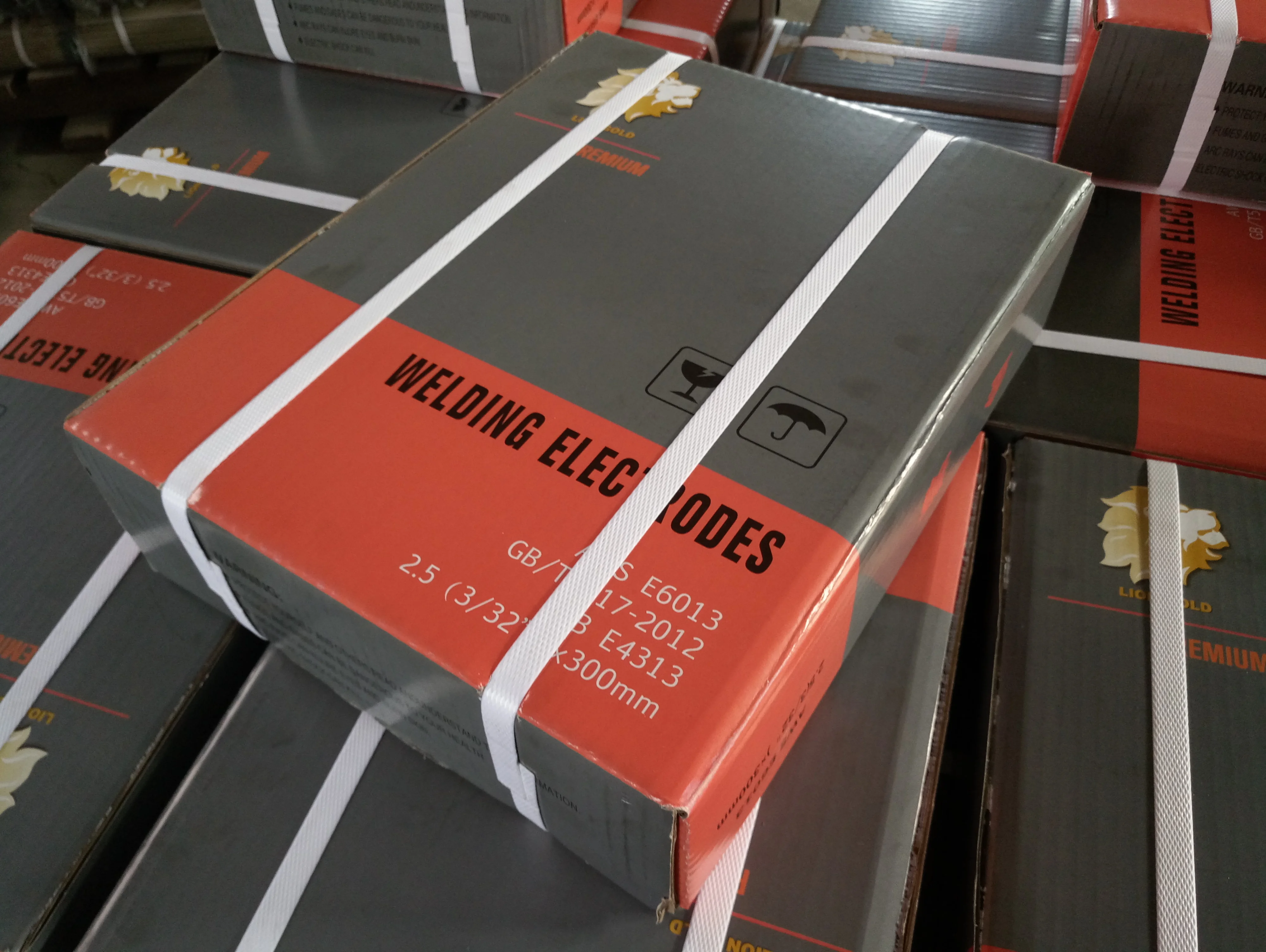 2.5mm Welding Electrodes Welding Rod Bridge Brand Quality Carbon Steel Factory Supplies Golden AWS E6013 E7018 AWS Standards