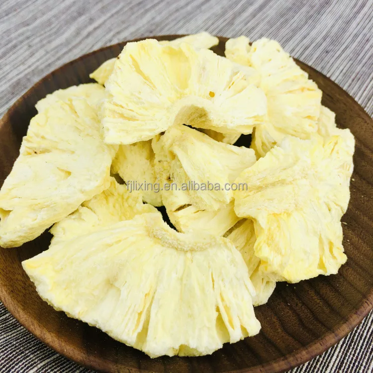 Design Source factory freeze dried pineapple Wholesale Taste customization New Innovations Spot Selling freeze dried pineapple