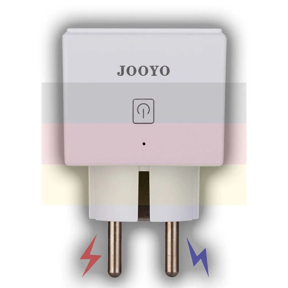 
Germany style 2pin Smart Plugs wifi socket 16A works with Google Home Amazon Alexa Smart Life App German 