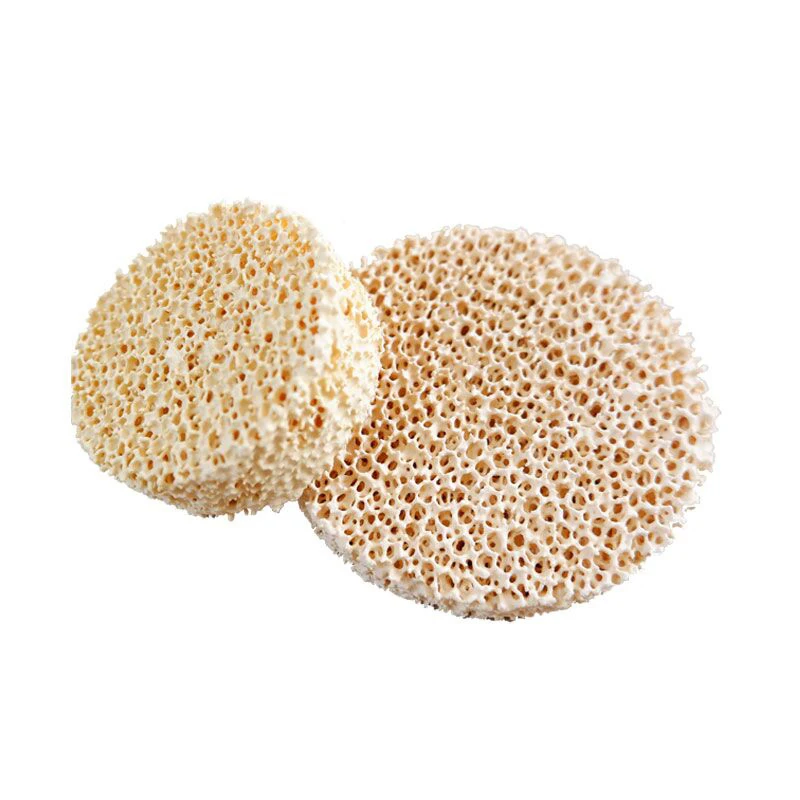 Casting and foundry porous 10-100 ppi sic ceramic foam filter alumina zirconia ceramic foam filter