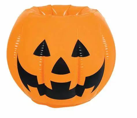 Factory Price Custom Logo Print Pvc Decoration Inflatable Pumpkin Beach Ball
