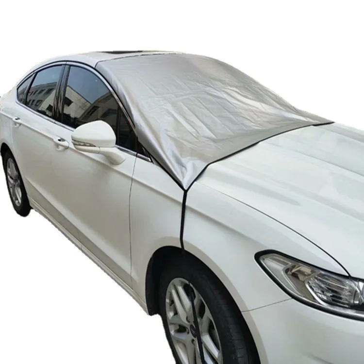 Polyester Winter Frost Guard Sun Shade Protector Car Windshield Snow And Ice Shade