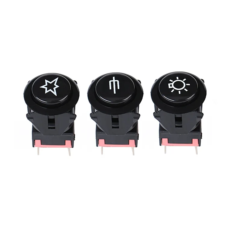 Gas cooker oven push button switch