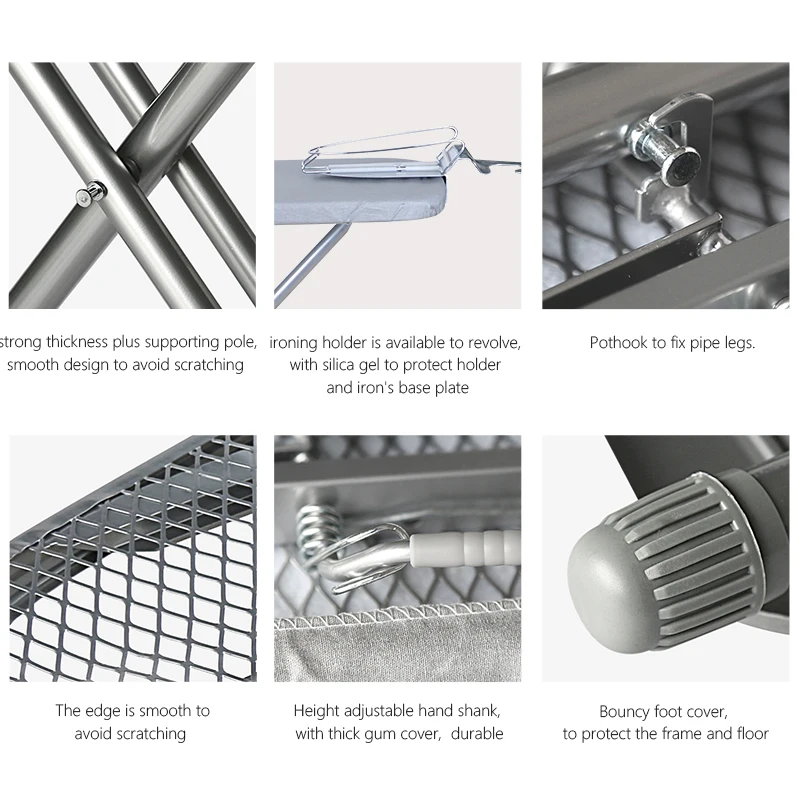 Hotel guest room iron board wall hanging table folding ironing board