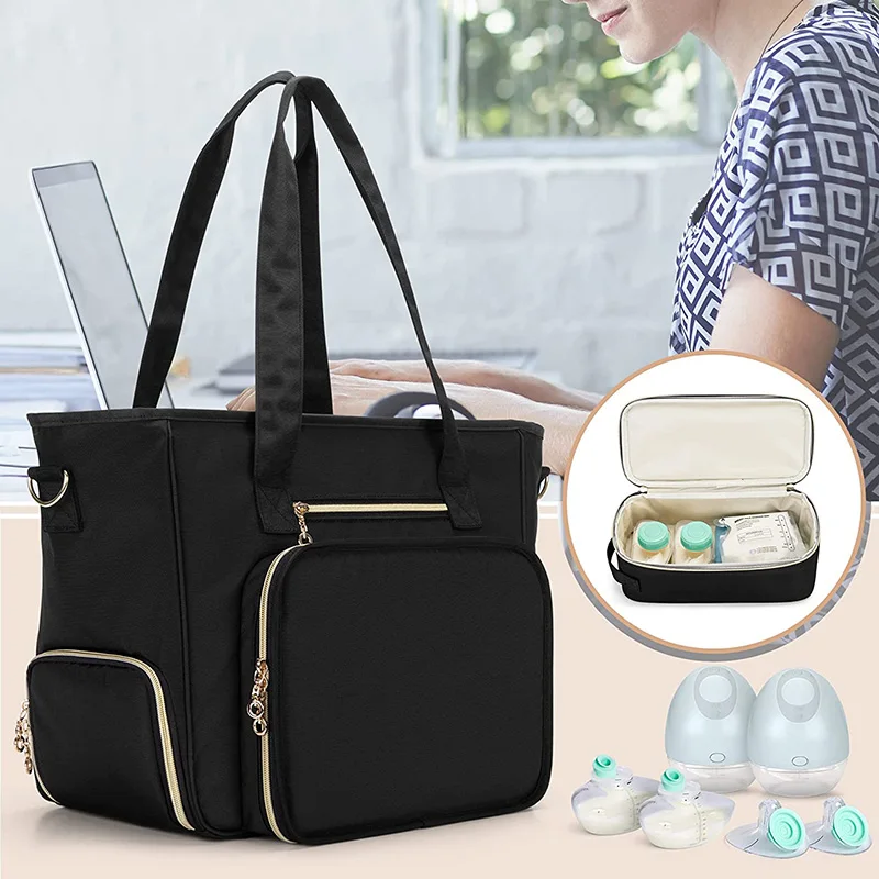 Outdoor Wearable Breast Pump Tote Bag Breast milk storage bag,Pumping Bag for Working Moms