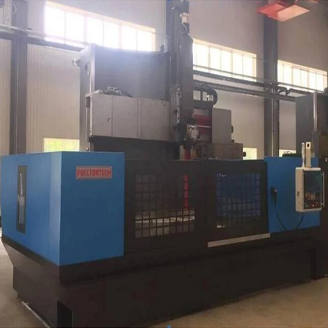 CHINESE CK5123M Vertical CNC Boring Milling Lathe Machine With Twin Column