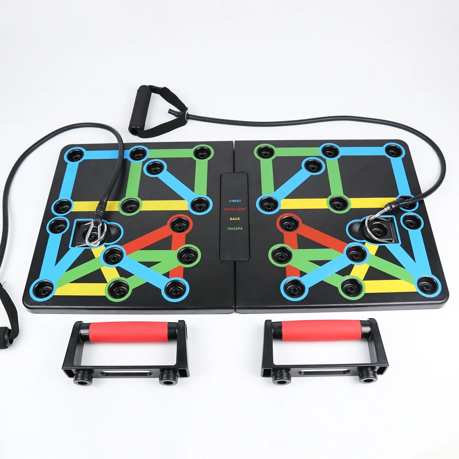 Julyfit Custom Logo Portable Foldable Push Up Board Abdominal Training Push Up Board