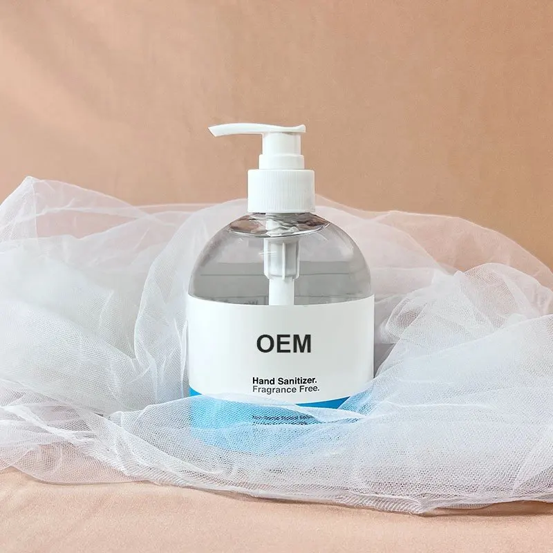 OEM Factory ISO 13485 Custom Disinfect Gel Liquid Hand Sanitiser Gel Antibacterial Water Free 75% Alcohol Gel Hand Sanitizer