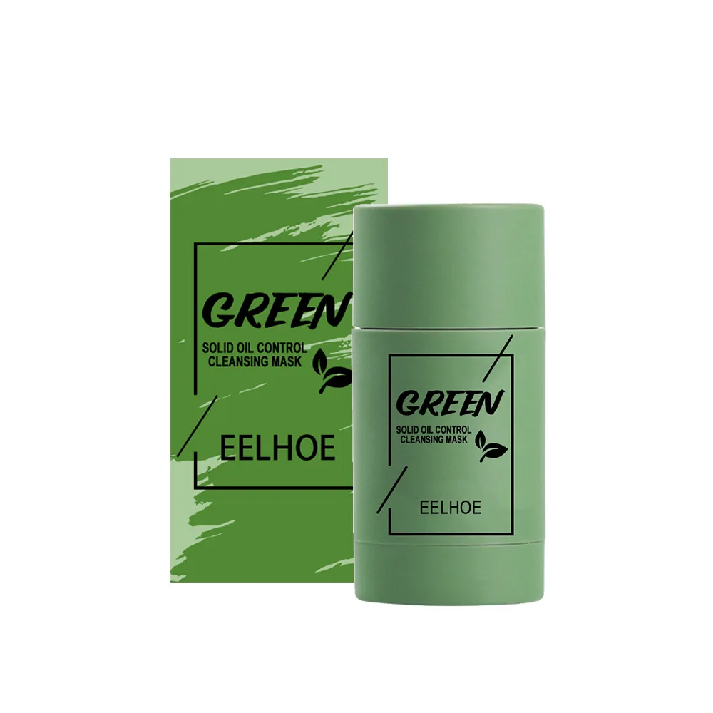 Make Own Moisturizing Clay Mud Mask Stick Clean Blackhead Charcoal Poreless Face Deep Cleans Green Mask Stick