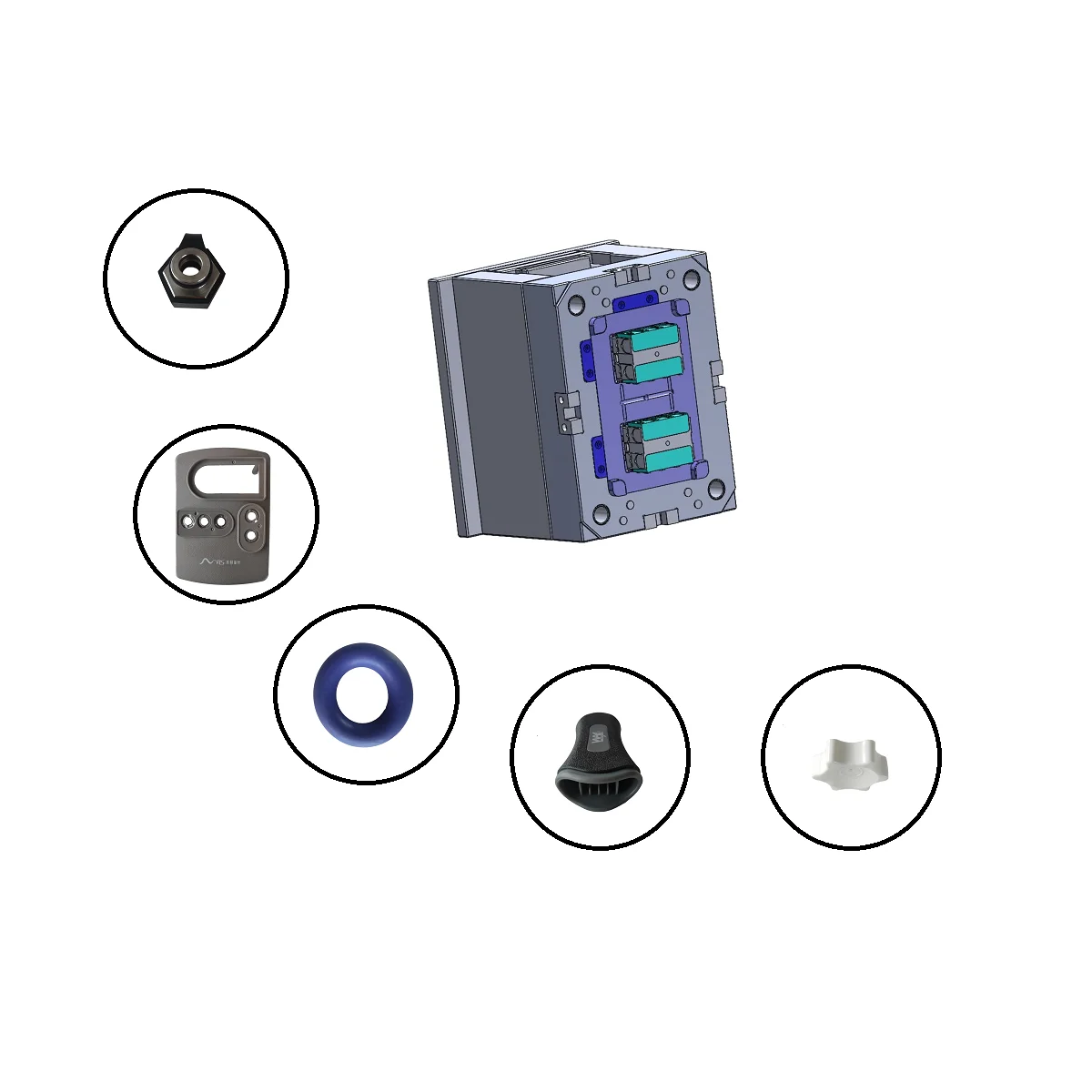 OEM customized plastic injection high precision plastic injection housing products