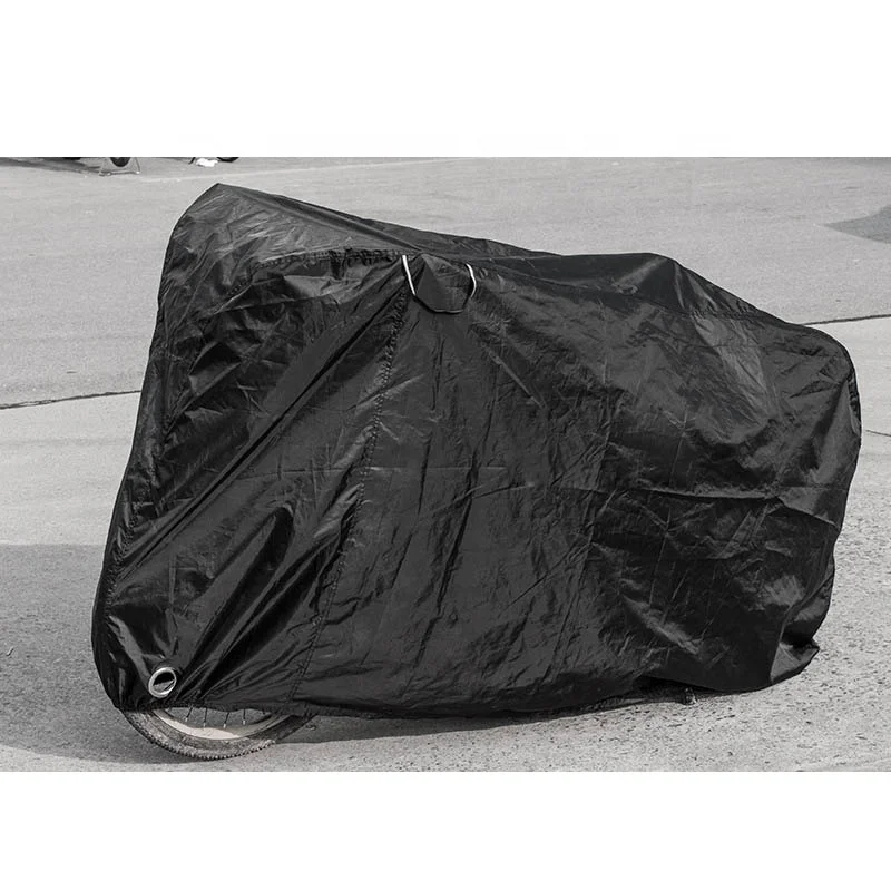 Bike Accessories Waterproof Dustproof Bicycle Rain Cover Anti-UV Foldable Black Bike Seat Cover