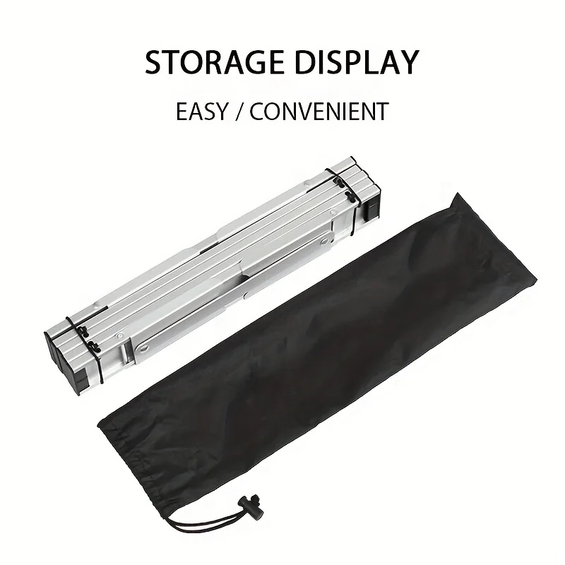 Mini Folding Aluminum Alloy Foldable Mini Camping Table For Outdoor Picnic, Barbecue, Camping