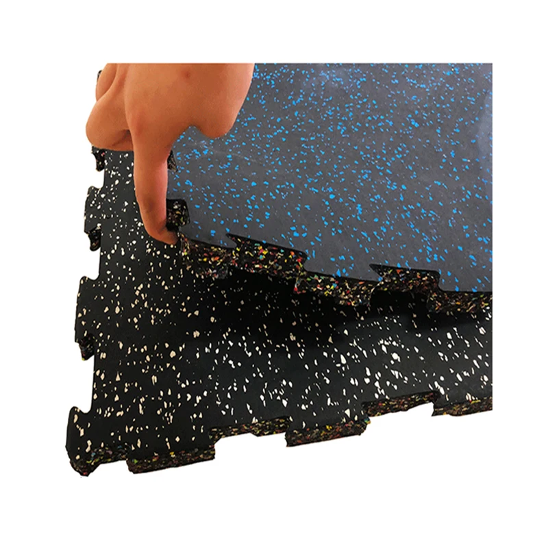 Factory Price Shock Absorbing interlocked Gym Rubber Floor Mat