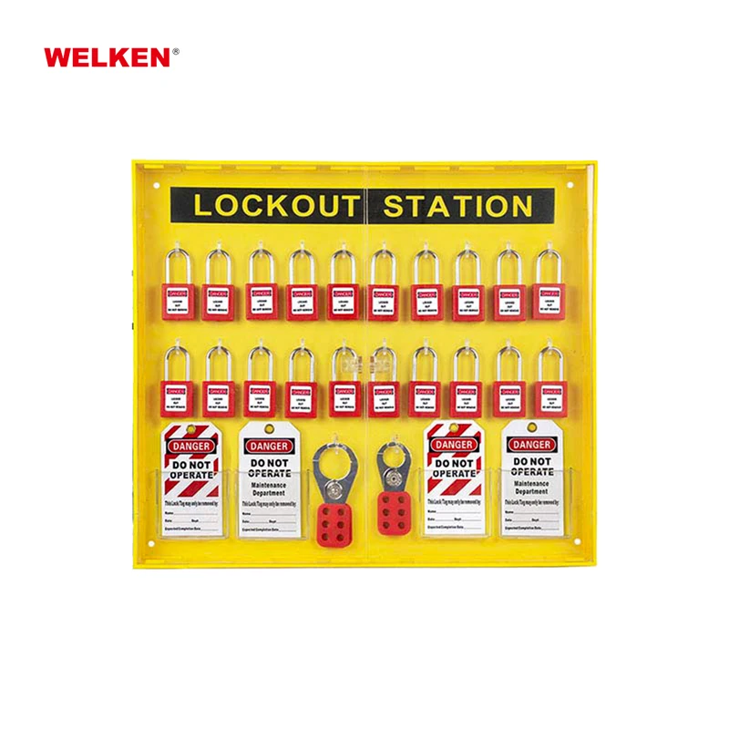 20pcs safety padlock station for safety lockout