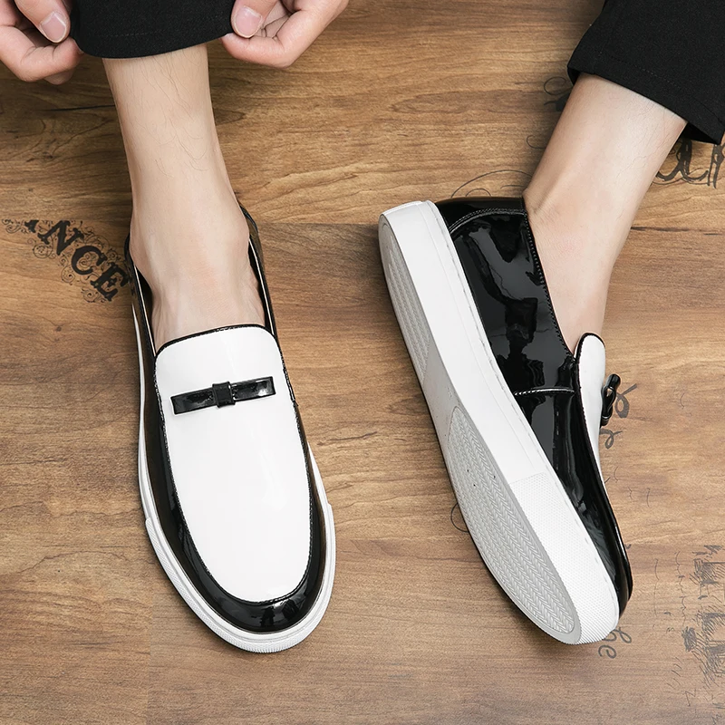 Large Size Leather 2023 formal Shoes Men Fashion Loafers Shoes for Men High Quality Boat Shoes