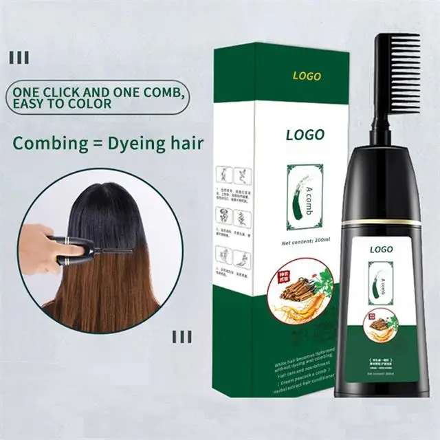 New Arrival Hair Care Comb Magic White Hair Dye for Wholesale Mieano Magic Black Hair Color
