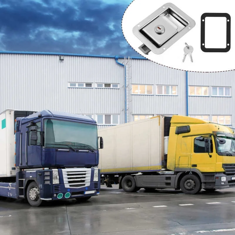 Практичный замок из нержавеющей стали с рукояткой для инструментов прицепа автомобиля тяжелых условий