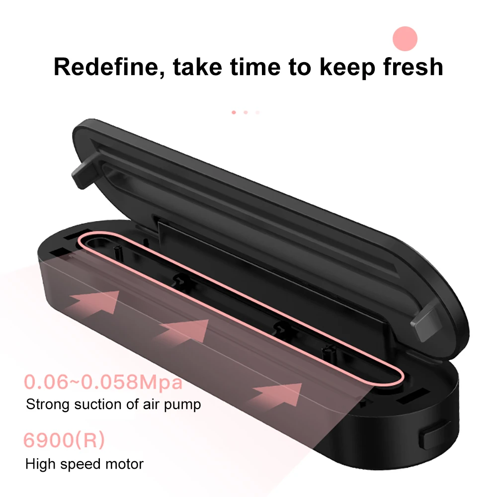
Home portable meat fruits mini commercial food grade saver vacuum sealer 
