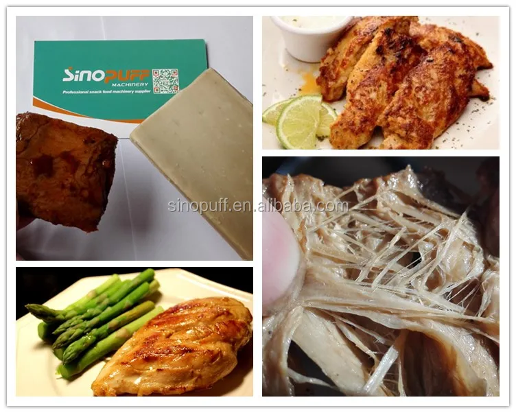 High Moisture Soya Pea Protein Vegetarian Meat Analog Making Machine