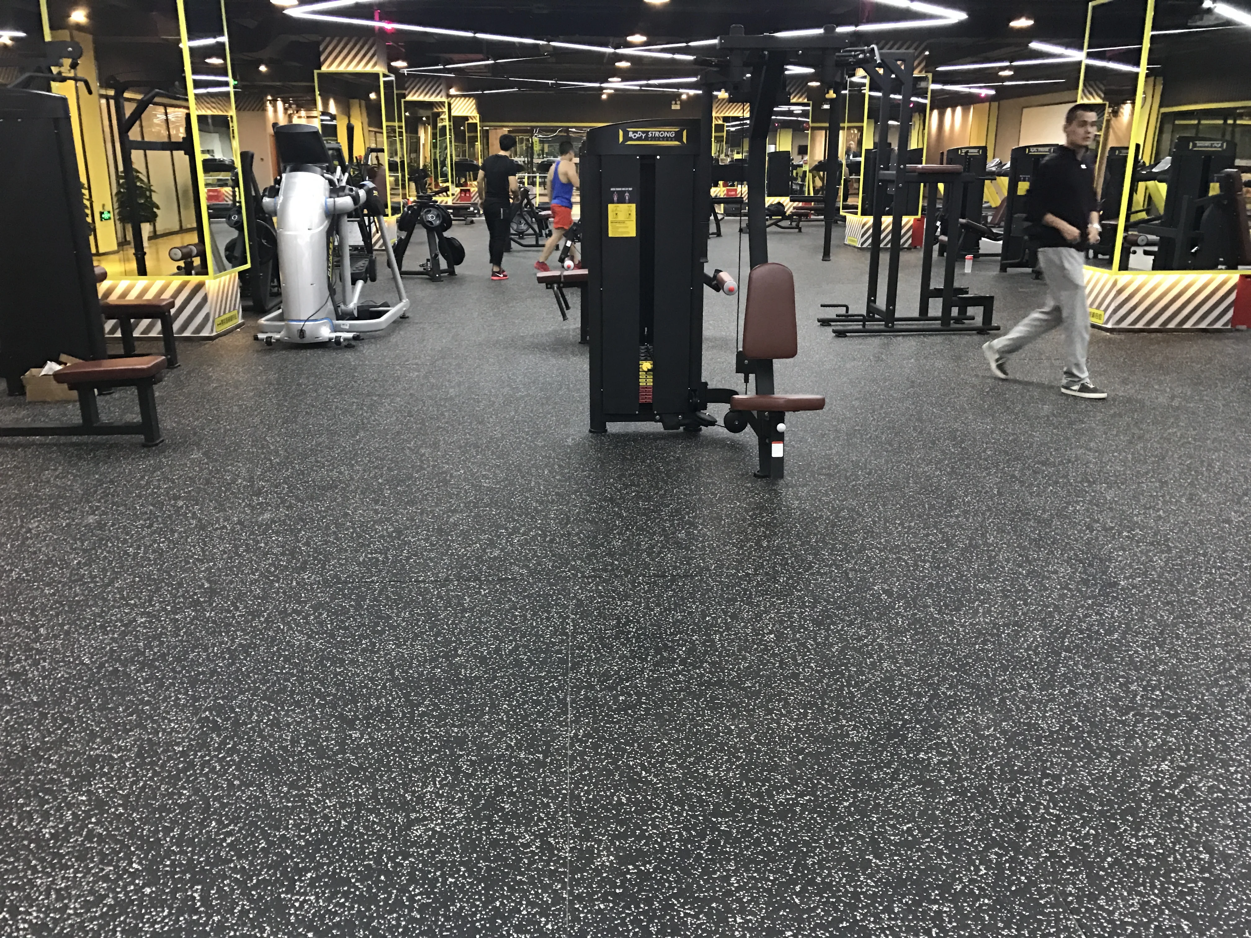 Rubber Floor 3-12mm rubber mat flooring rolls for gym