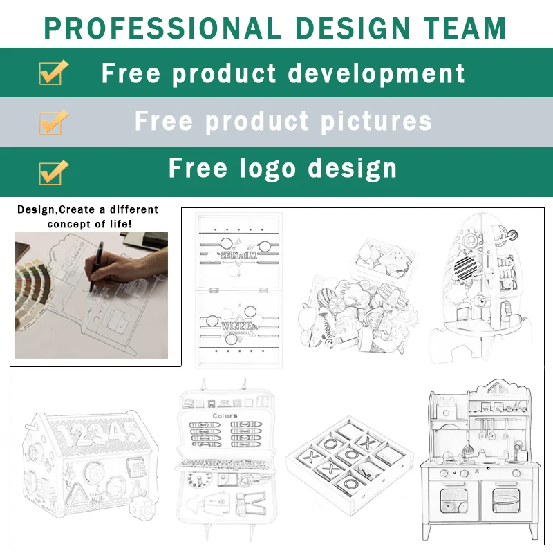 Musical Instruments Set For Children Montessori Toys For Kids Educational Wooden Percussion Musical Hand Rattle Toys 6 Pcs/set