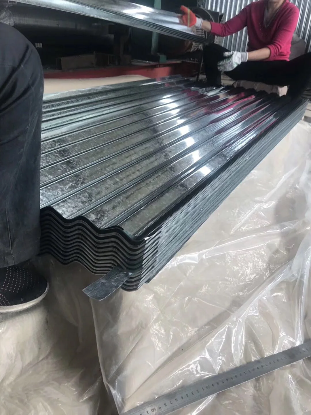 Building Materials Galvanized Corrugated Metal Roof Panels For Ceilings And Walls