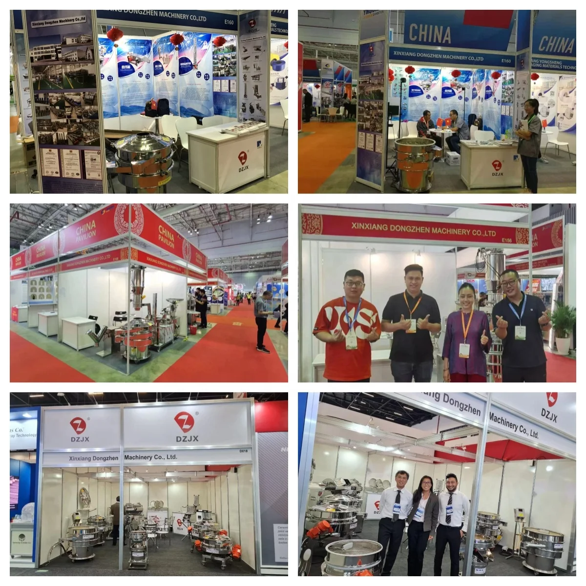 DZJX Sieving Machine For Food Industry Detergent Tobacco Polishing  Powder Round Vibrating Screen Separator Sieve Machine