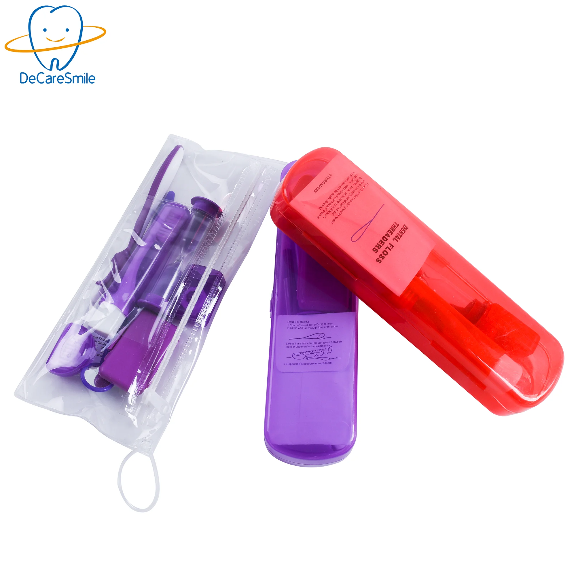 8pcs Orthodontic Care Dental Toothbrush Kit Ortho Patient Care Kit