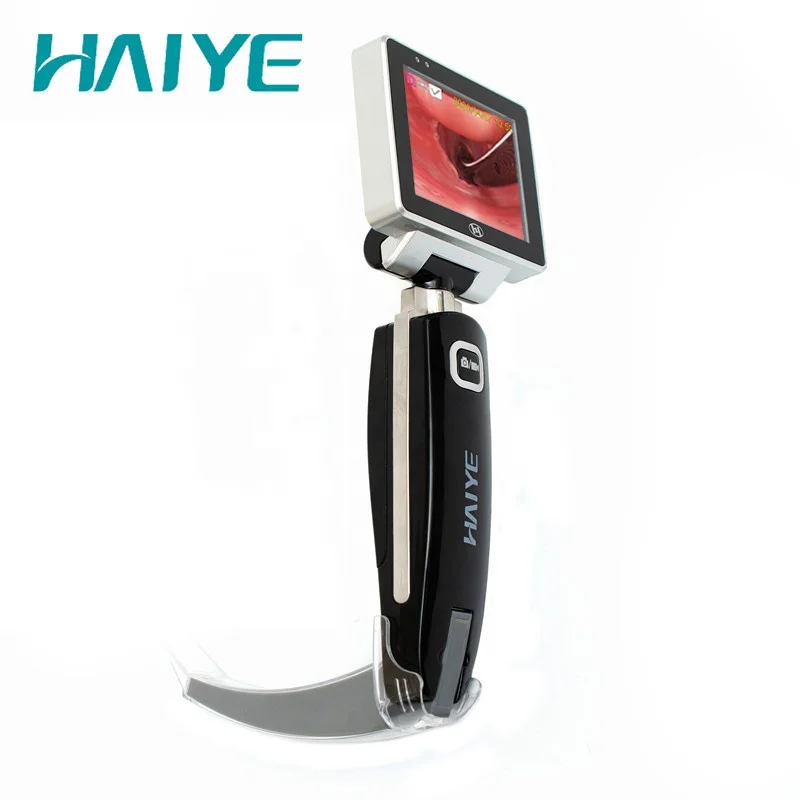 3 Blades flexible video laryngoscope for difficult airway intubation use