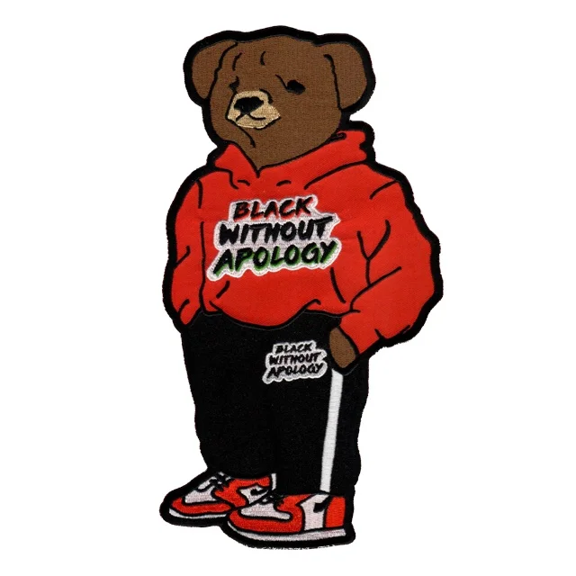 Нашивки с цветочной вышивкой на