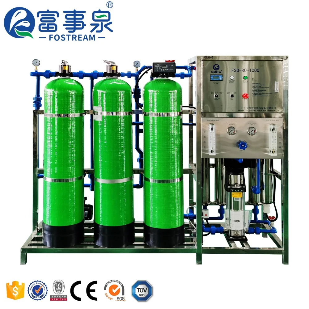 First Pure Mineral Drinking Water Reverse Osmosis System Purifying Filter Purifier Machine RO Purification Water Treatment Plant
