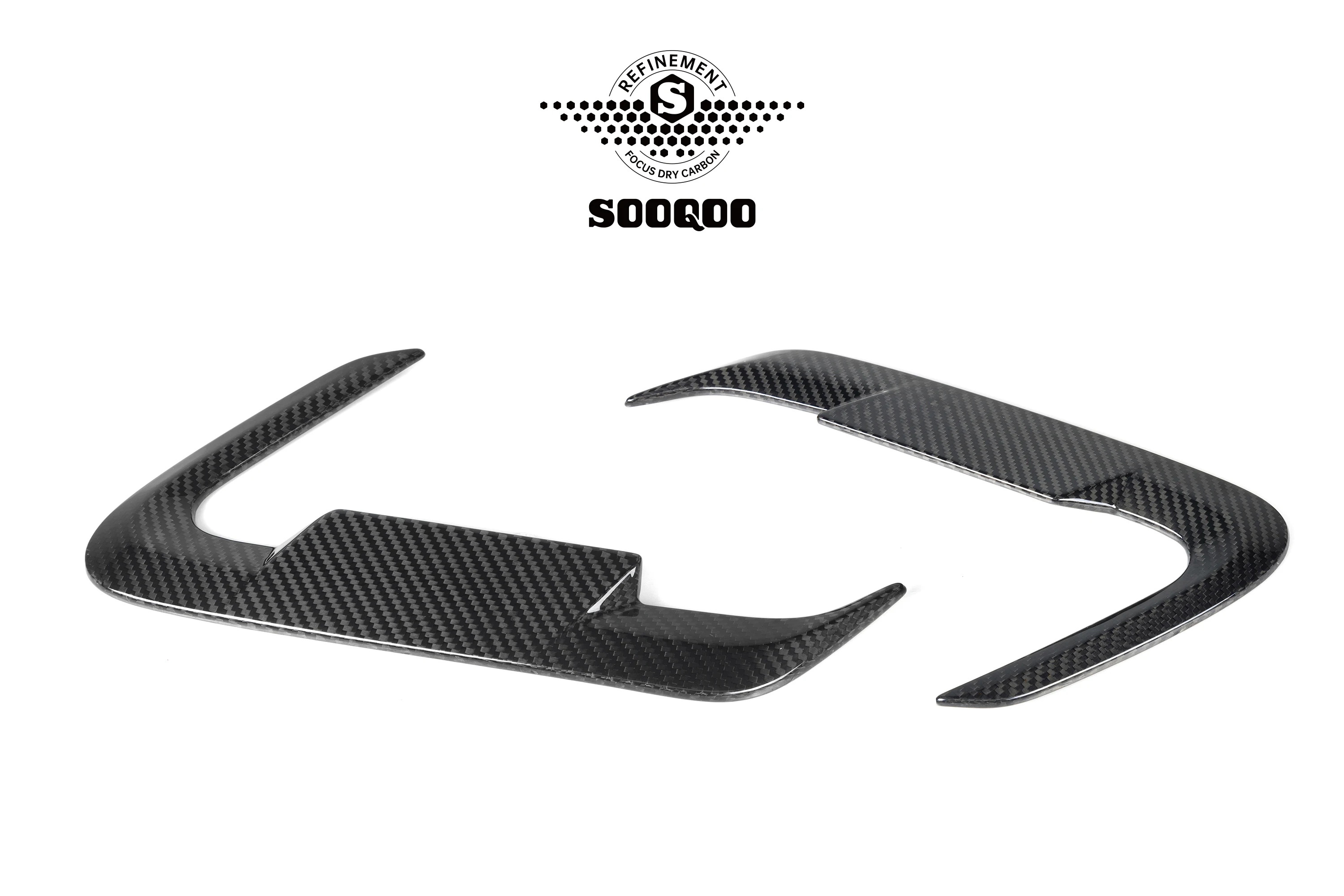 Dry Carbon Fiber Fender SQ Style Gloss Black Side Fender for BMW iX3 G08i 2022-IN