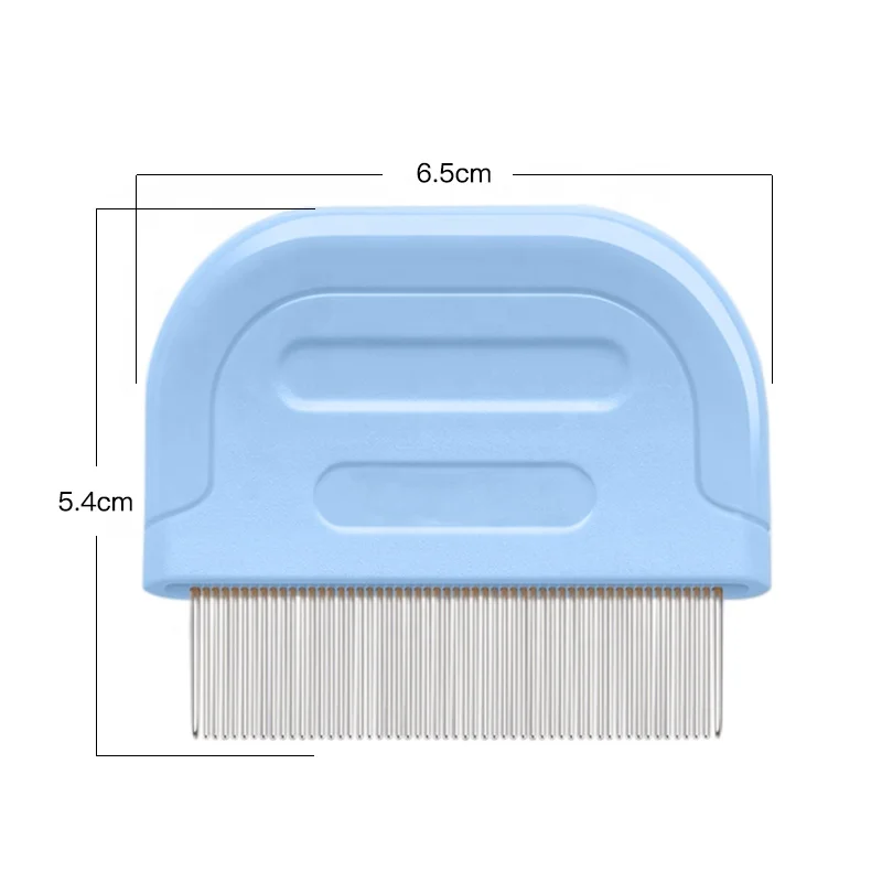 Оптовая продажа с фабрики, двухстильная портативная Металлическая Расческа для питомцев, расческа для собак и кошек для ухода за блошами