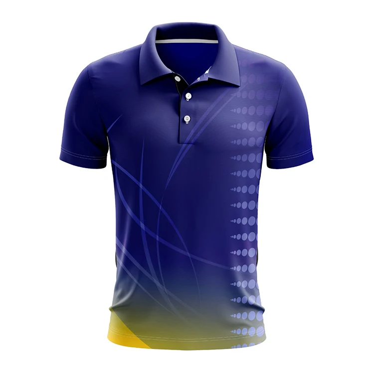 Custom design team uniforms Sublimation pattern logo colored Club sports cricket jersey
