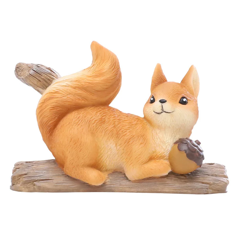 Home garden decorations hanging squirrel outdoor hanging garden landscape animal fun decoration