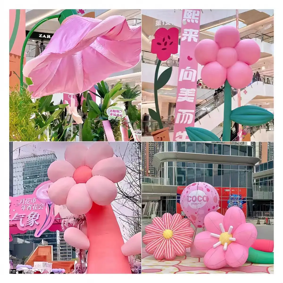 Promotion Advertising Inflatable Flower Cartoon Model Inflat Design Signage