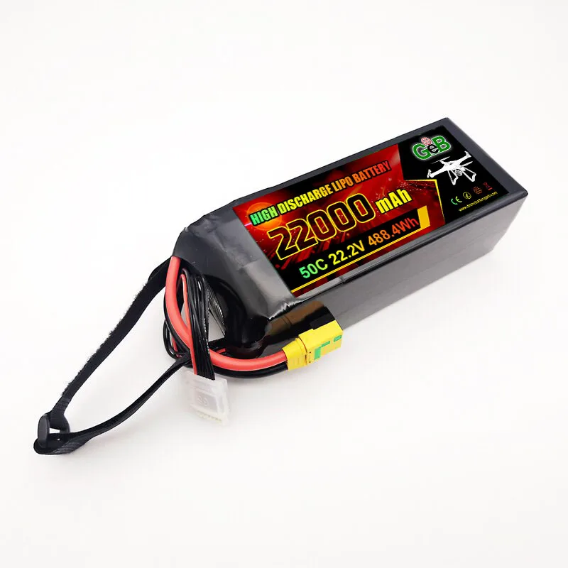 GEB 6S 12S 22 2 V 50C 100C 22000mAh FPV Дрон батарея 2500/27000/30000/33000/35000mAh твердотельный Аккумулятор для