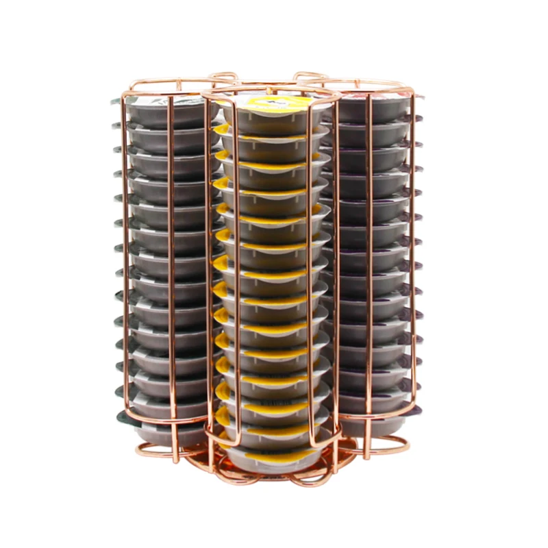 Durable Iron Wire Frame 32 to 56 pcs Tassimo Coffee Capsule Holder Rack Display Storage Stand