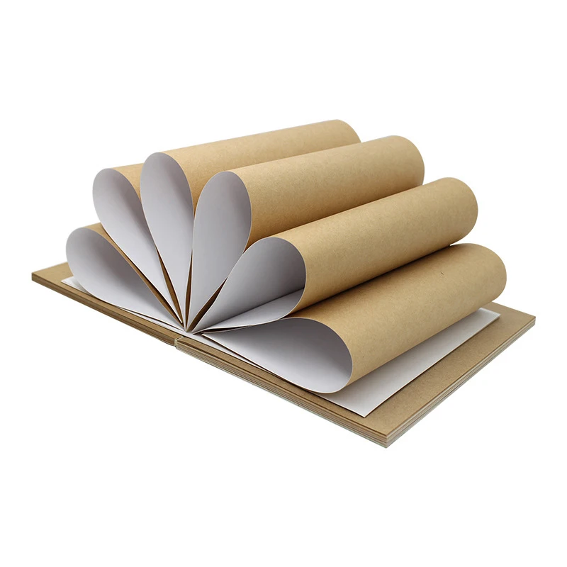 Enso 250gsm CKB White Coated Multilayer Kraft Back Board for Food Packaging Hard Stiffness