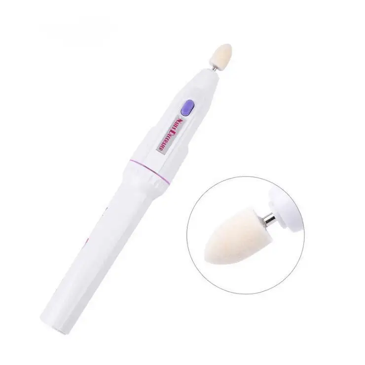 Professional 5bits/Set Polish Pedicure Tool Electric Pen Shaped Nail Polish Mill Machine Nail Art File Drill Pen