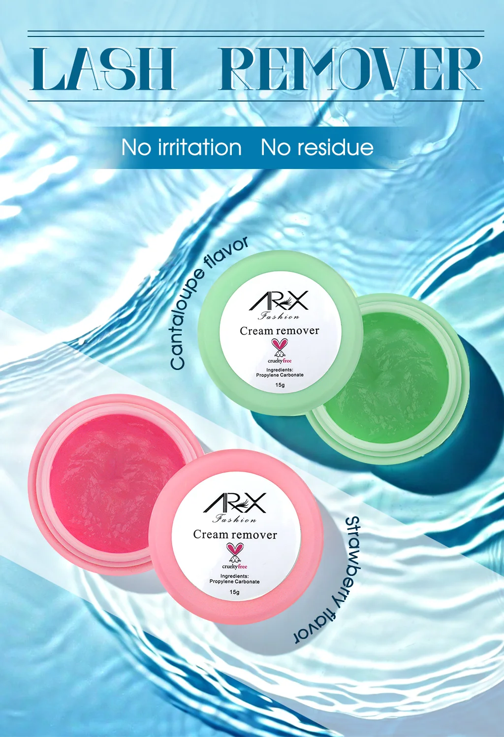 Private Label Eyelash Cream Remover For Eyelashes Adhesive Glue Latex Free Remover