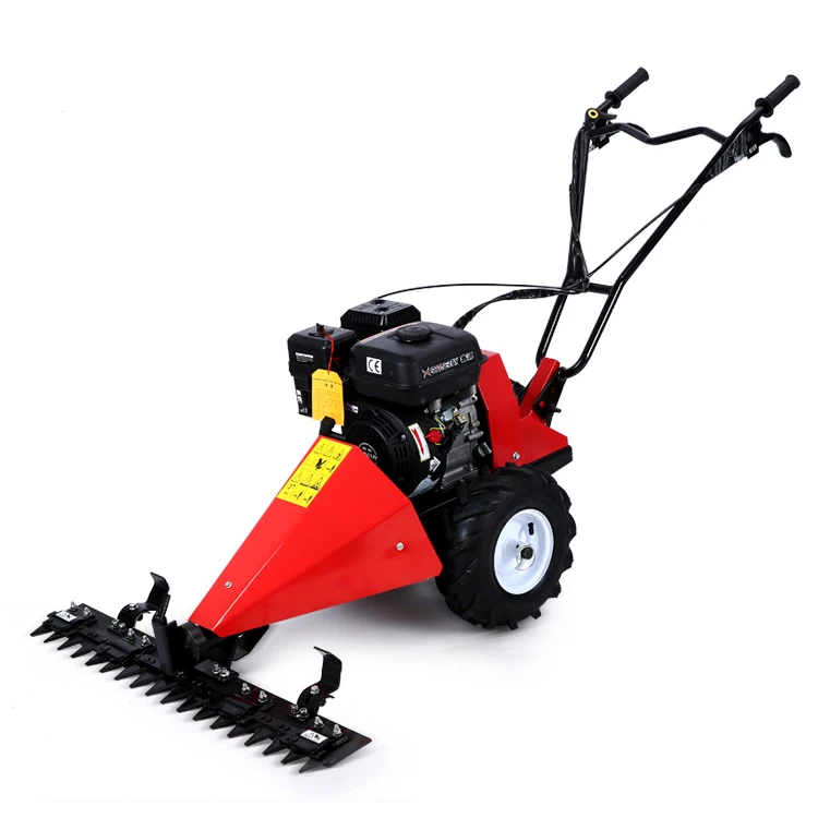 Garden Grass Mowing Walk Behind Sickle bar Mower / diesel Power Scythe