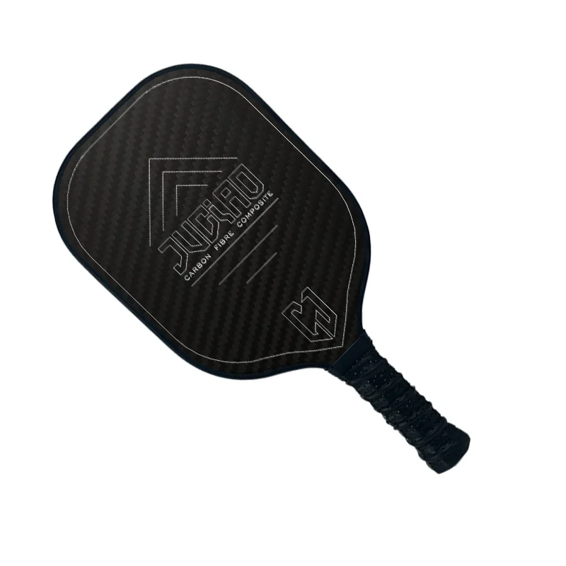 JUCIAO Profesional 3K Carbon Fiber Racket Enhanced Maximum Spin Carbon Textured Surface Pickleball Paddle