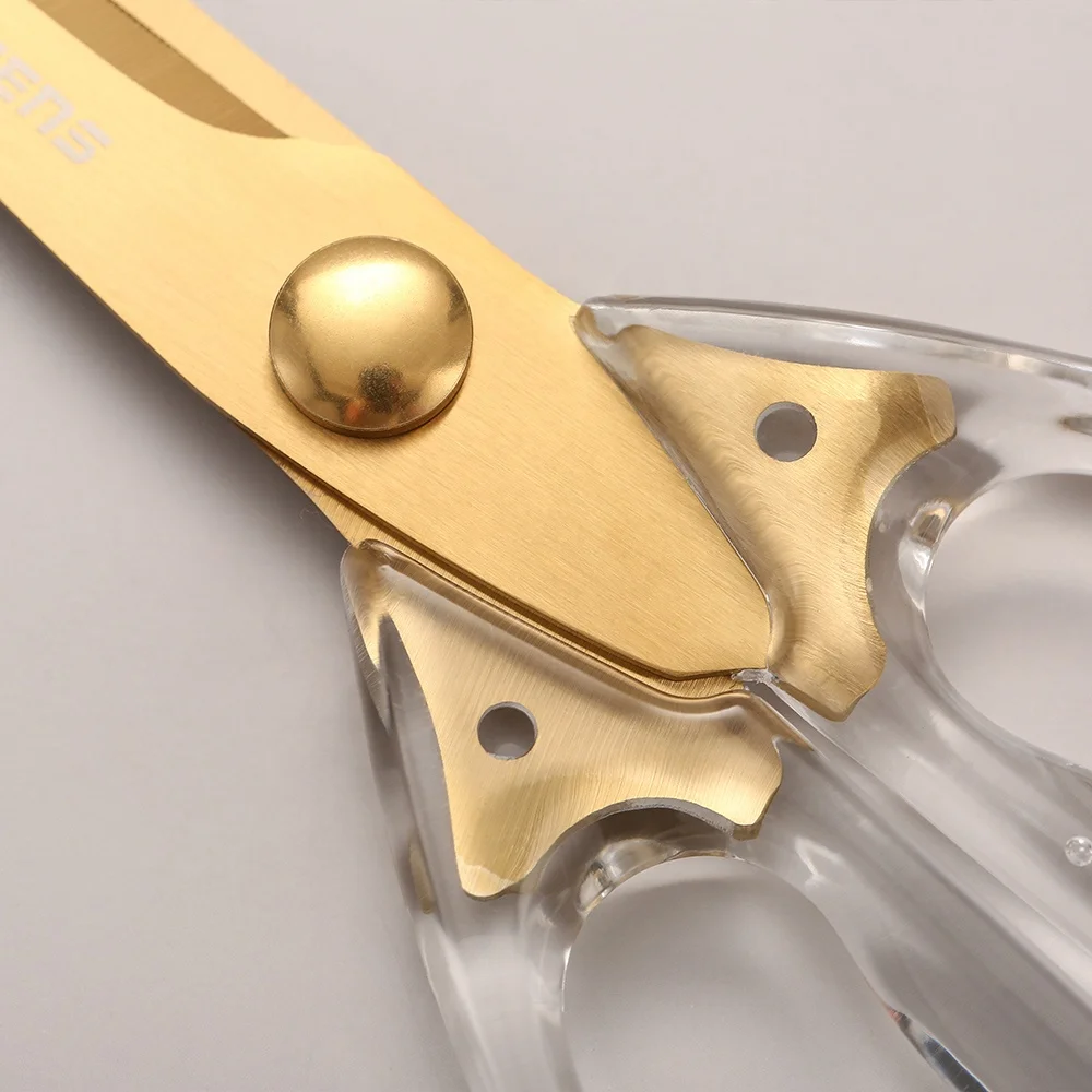 2023 Cocina Kitchen Powerful Scissors Heavy Duty Multifunction Stainless Steel Kitchen Scissors With Acrylic Handle