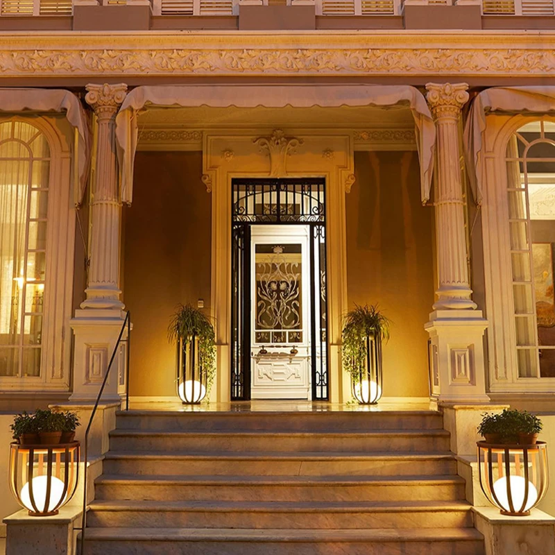 Other Living Room Furniture Storage Table Solar Light Metal Outdoor Patio Shelf Lantern Light