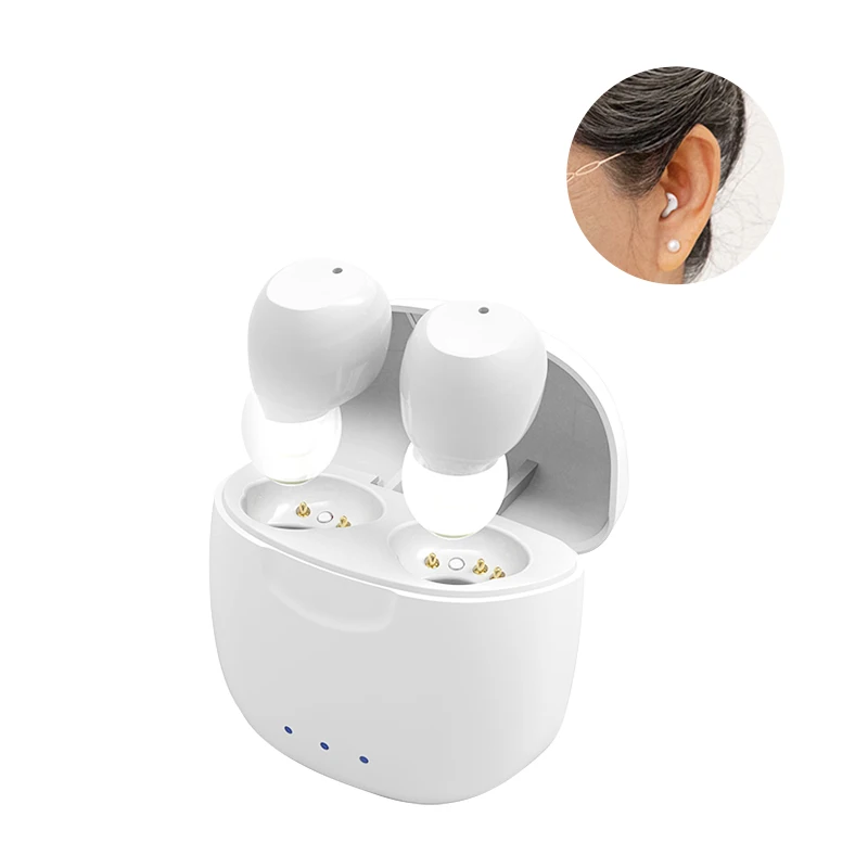 Comfortable Popular Rechargeable Sound Amplifier Wireless In-Ear Hearing Aid Deafness Noise Reduction