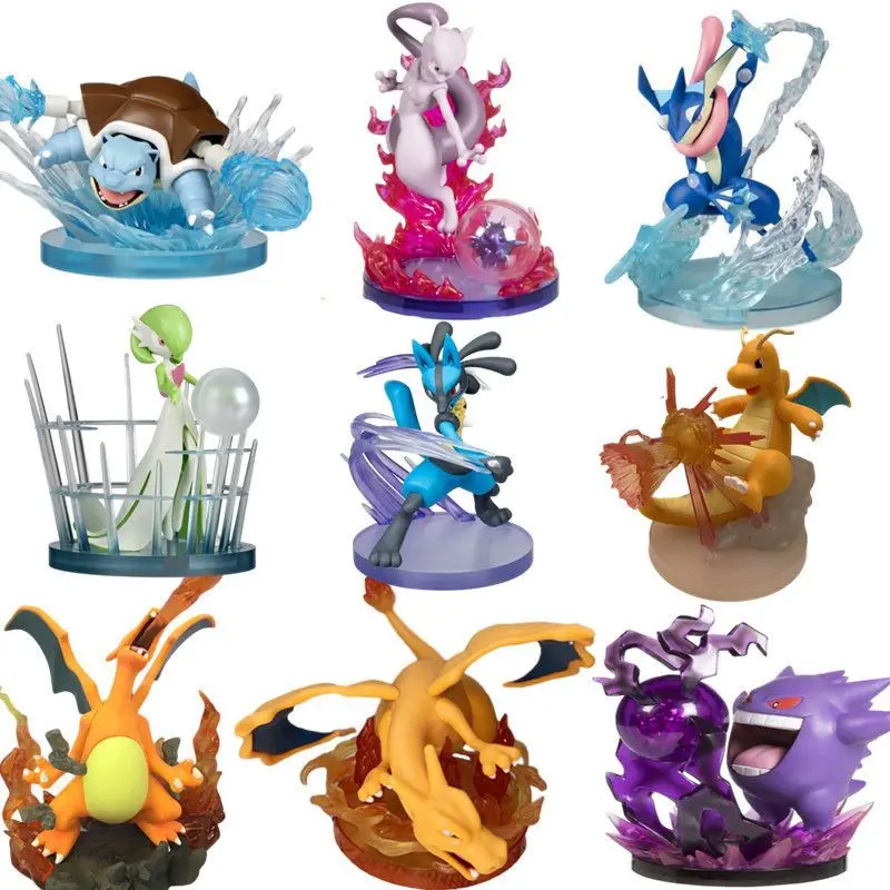 Wholesale Trending Anime Action Figure Toys Cartoon Decoration Ornament PVC Pokemon Figure
