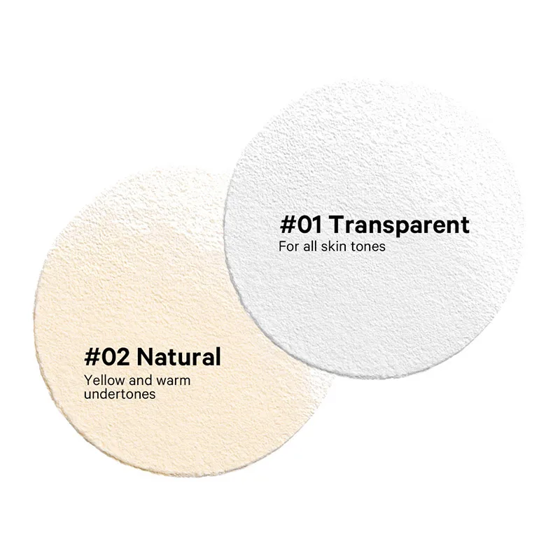 makeup private labele logo vegan translucent water based setting powder cosmetic no pore white pressed loose and setting powder