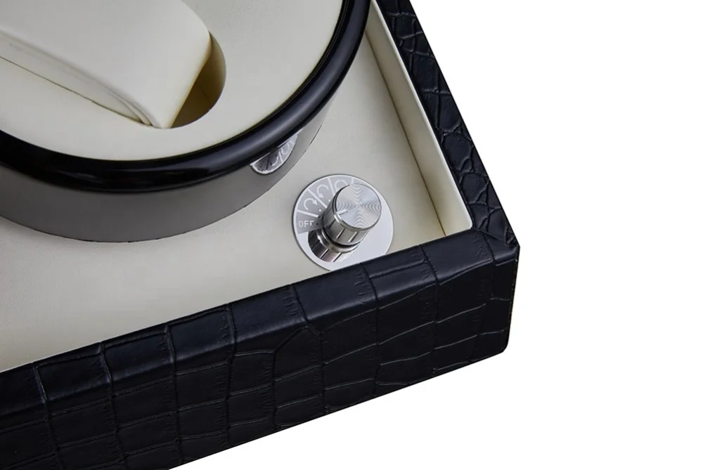 Ebur Automatic Watch Winder Automatic Watch Winder Storage Display Box Quiet Motor Luxury Storage Case for Lady and Man Watches